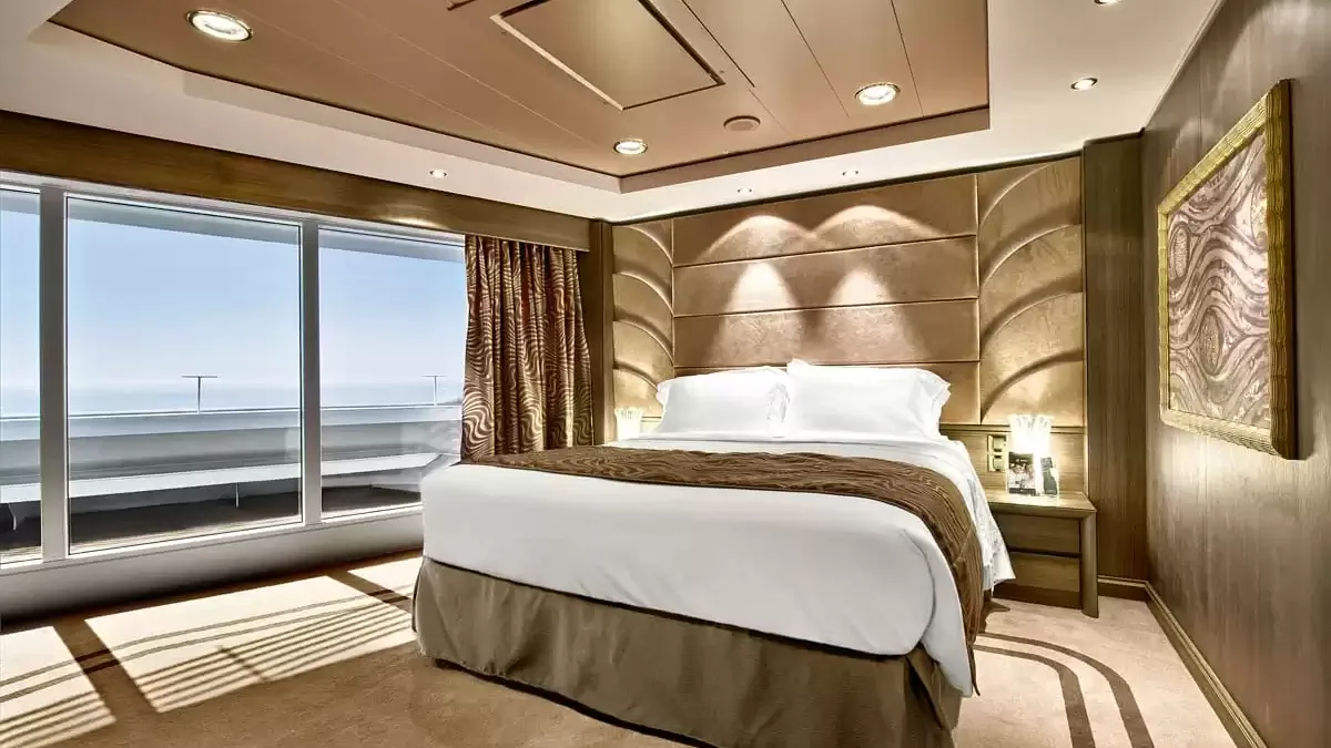 Une cabine à bord du MSC Divina