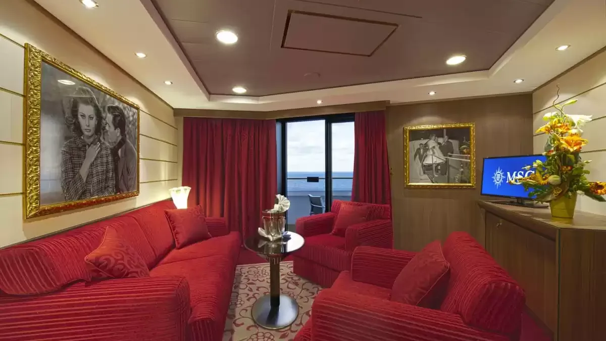 Une cabine à bord du MSC Divina