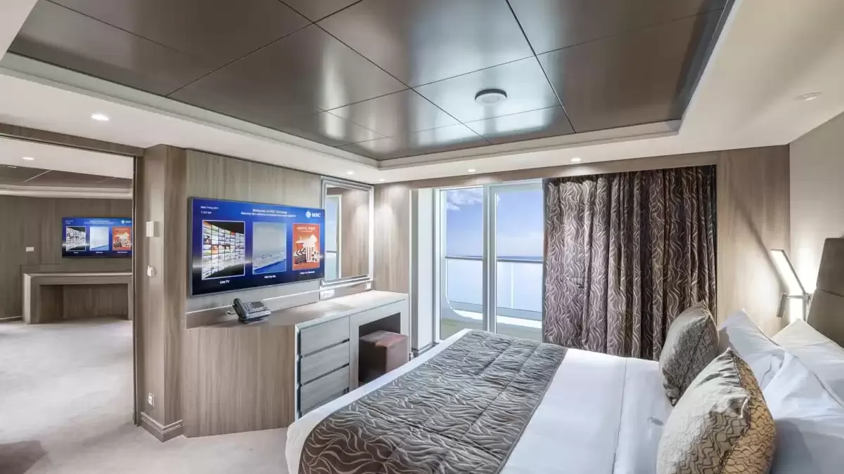 Une cabine à bord du MSC Euribia