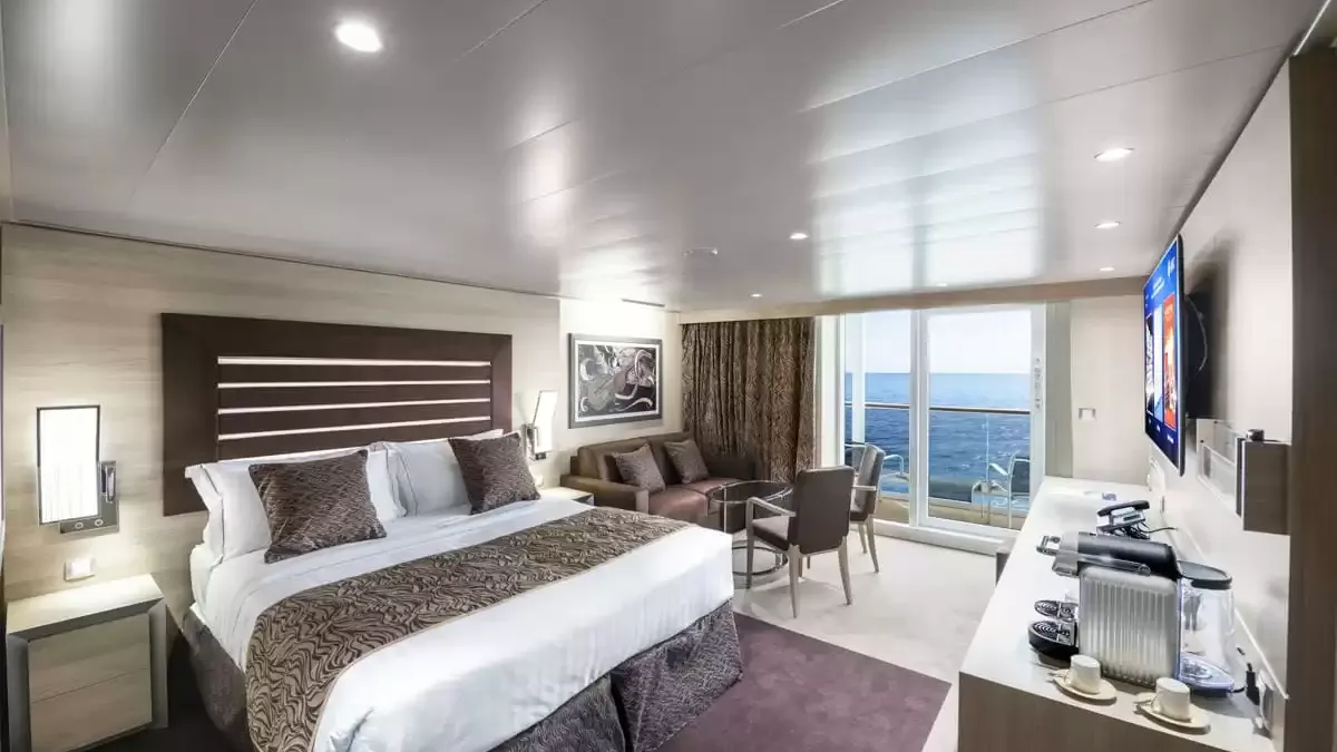 Une cabine à bord du MSC Euribia