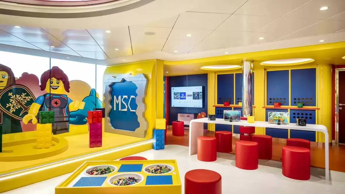 Espaces et activités à bord du MSC Euribia