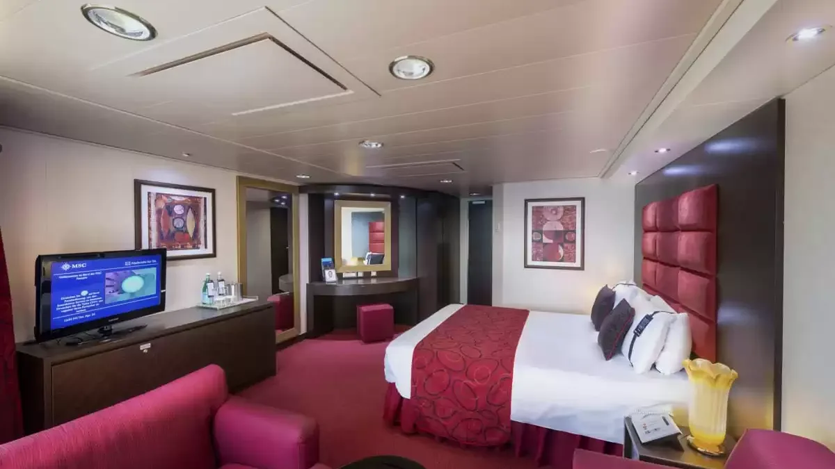 Une cabine à bord du MSC Fantasia