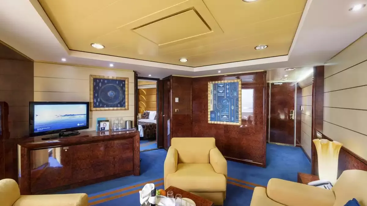 Une cabine à bord du MSC Fantasia