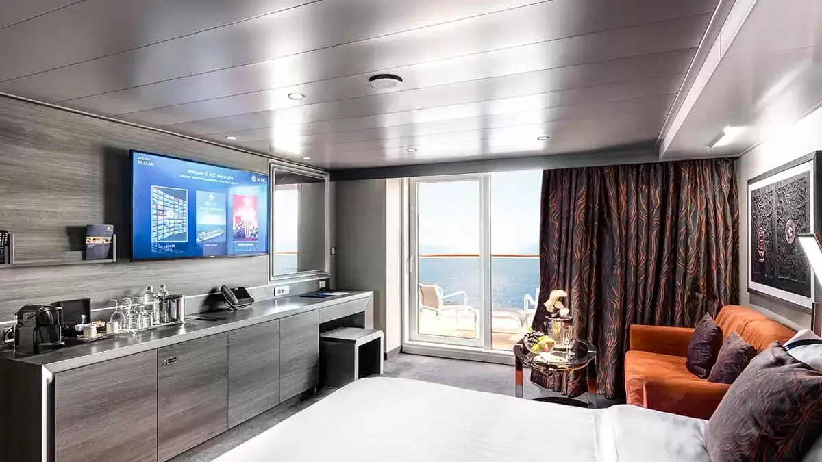 Une cabine à bord du MSC Grandiosa