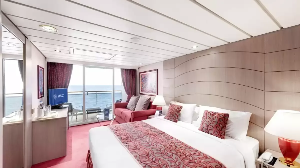 Une cabine à bord du MSC Opera