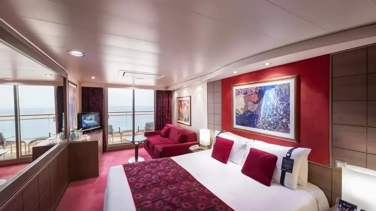Une cabine à bord du MSC Orchestra