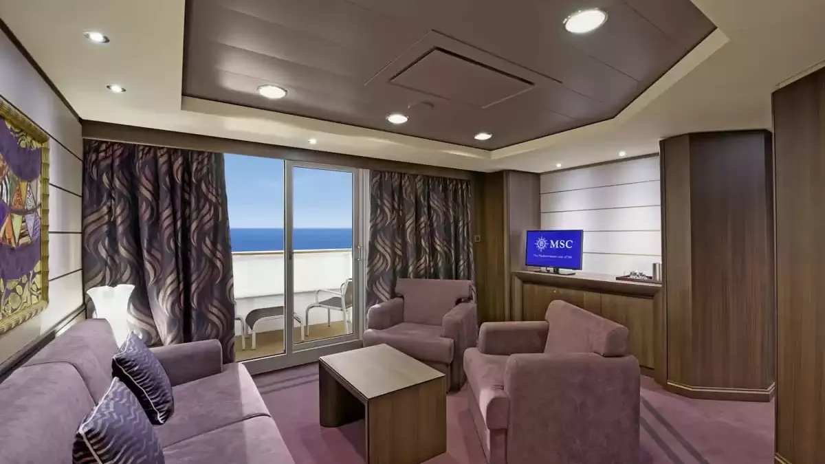 Une cabine à bord du MSC Preziosa