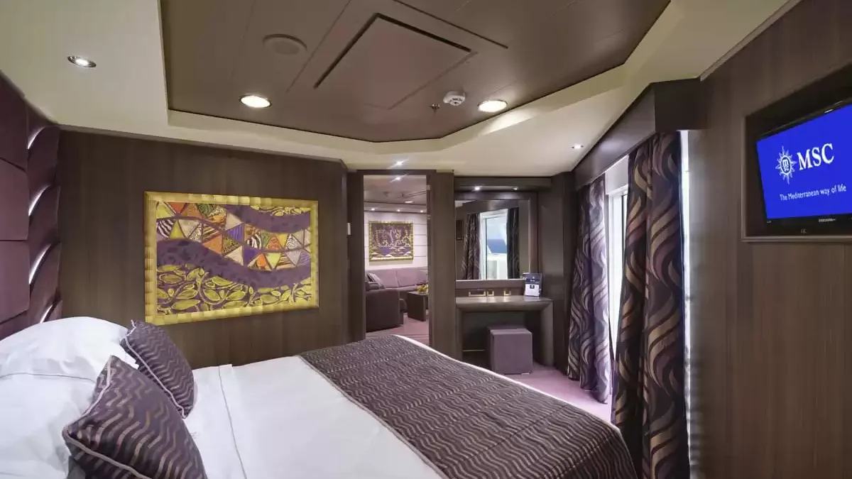 Une cabine à bord du MSC Preziosa