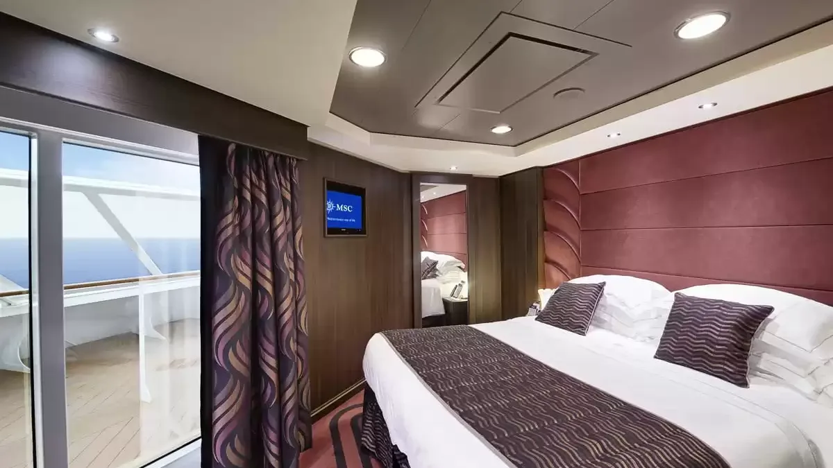 Une cabine à bord du MSC Preziosa