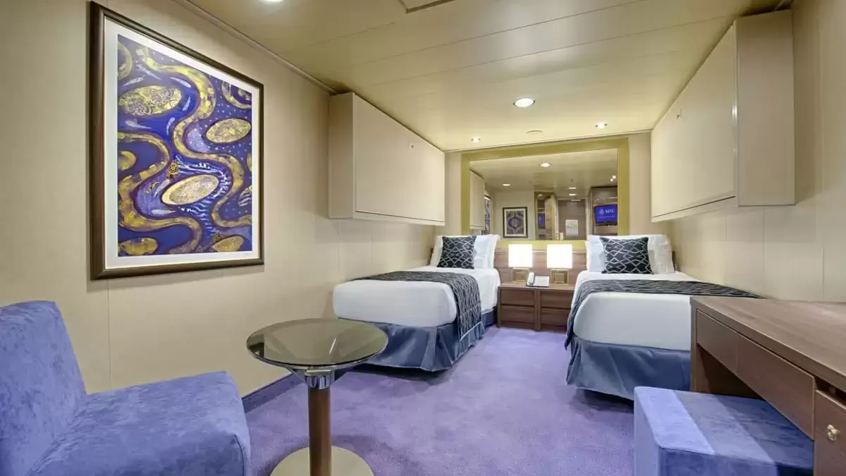 Une cabine à bord du MSC Preziosa