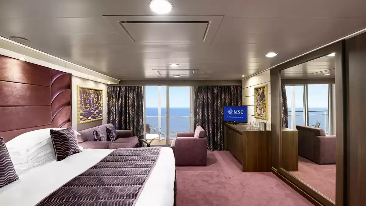 Une cabine à bord du MSC Preziosa