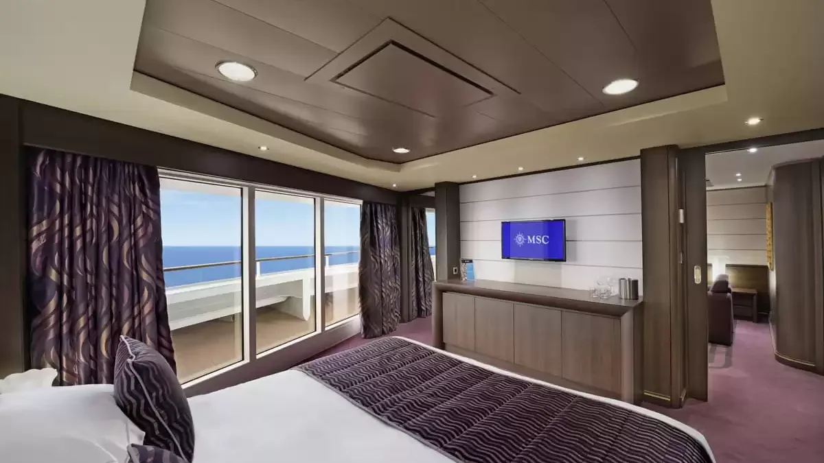 Une cabine à bord du MSC Preziosa