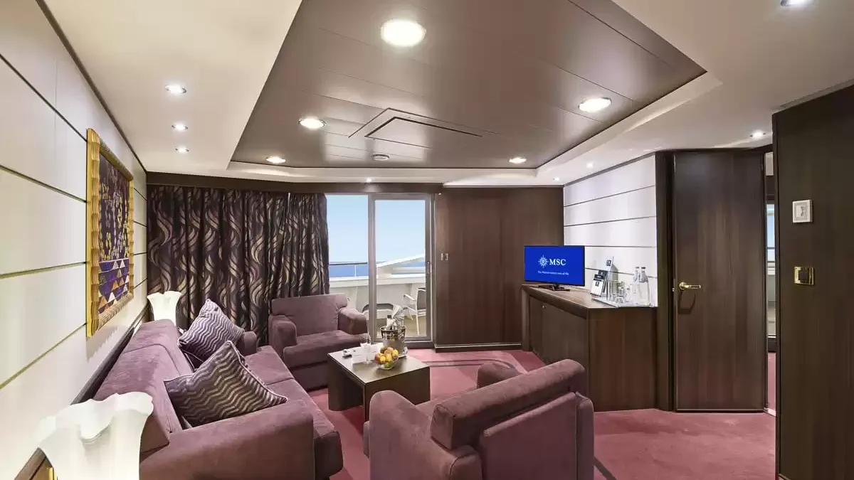 Une cabine à bord du MSC Preziosa