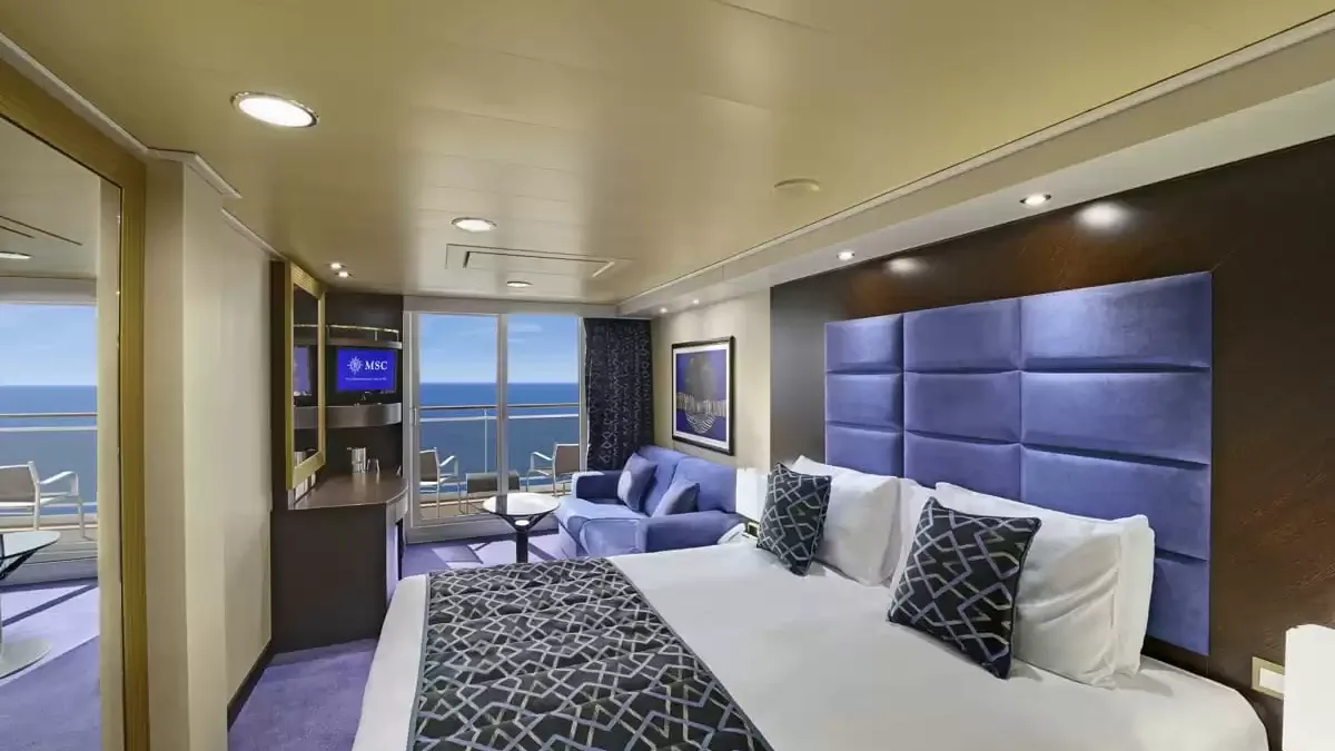 Une cabine à bord du MSC Preziosa