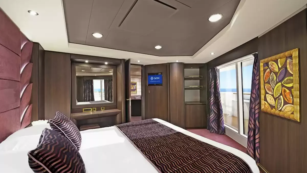 Une cabine à bord du MSC Preziosa