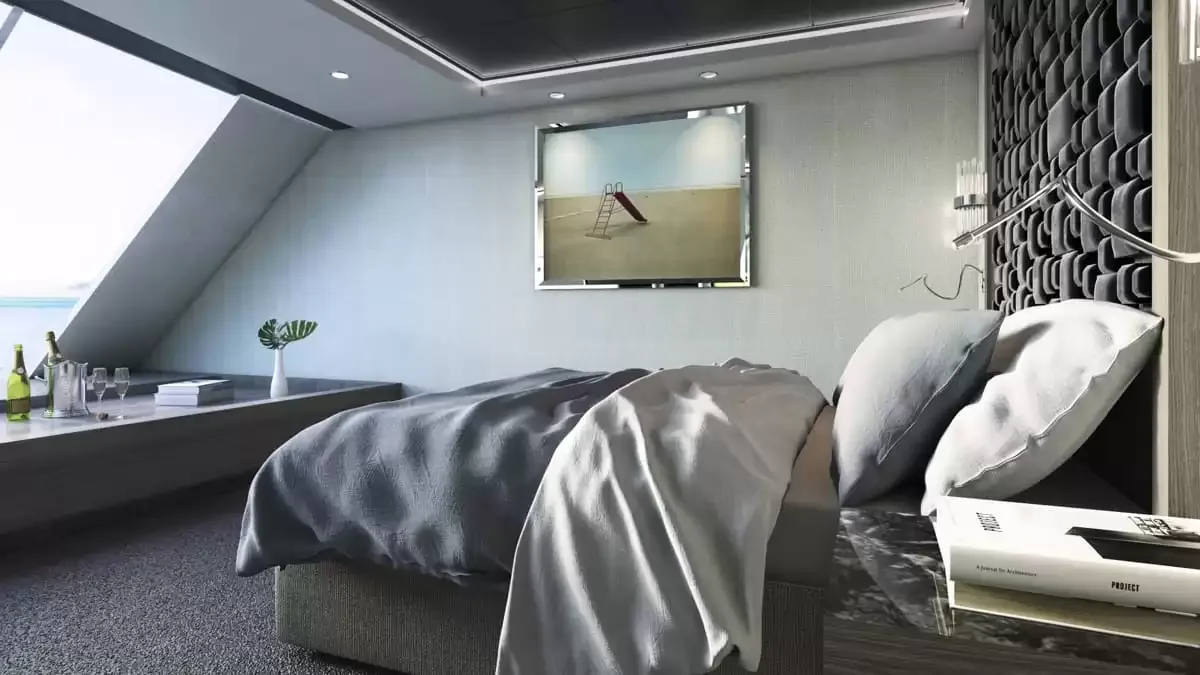 Une cabine à bord du MSC Seascape