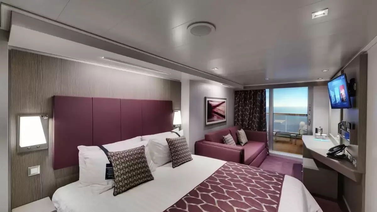 Une cabine à bord du MSC Seashore