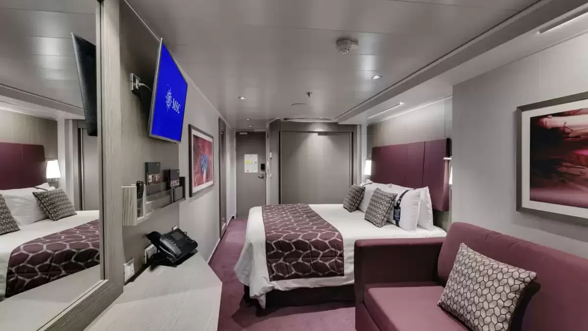 Une cabine à bord du MSC Seashore