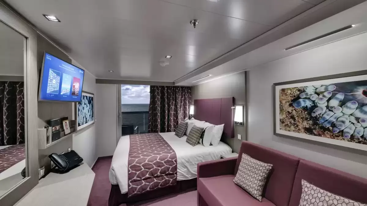 Une cabine à bord du MSC Seashore