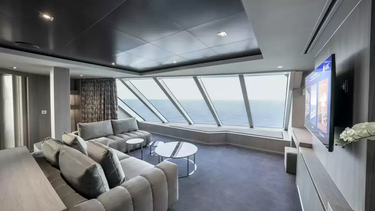 Une cabine à bord du MSC Seashore