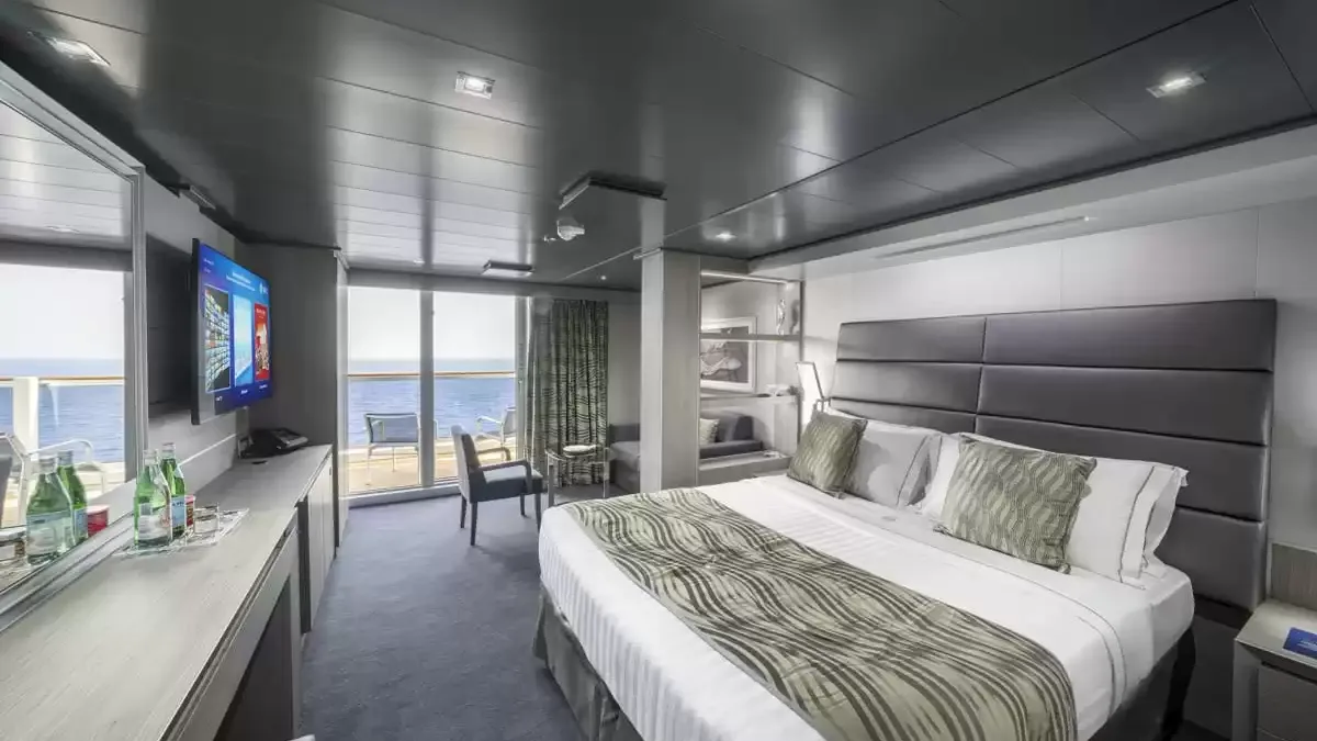 Une cabine à bord du MSC Seashore