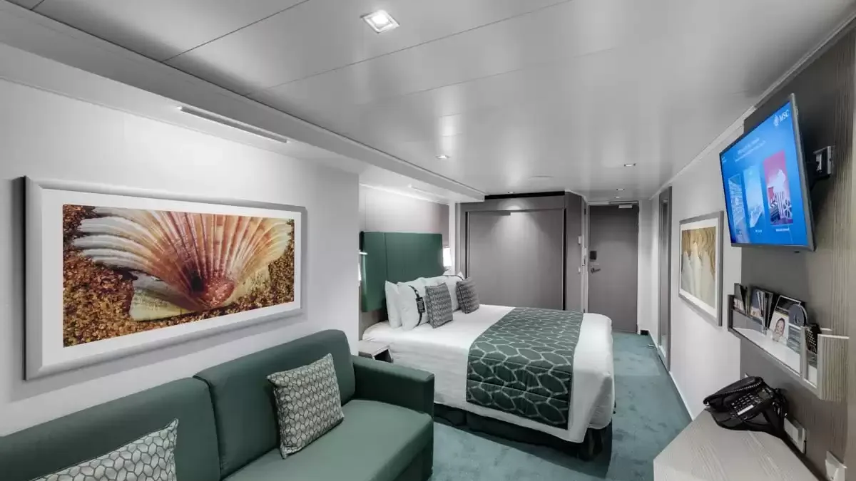 Une cabine à bord du MSC Seaview