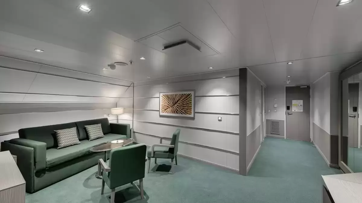 Une cabine à bord du MSC Seaview
