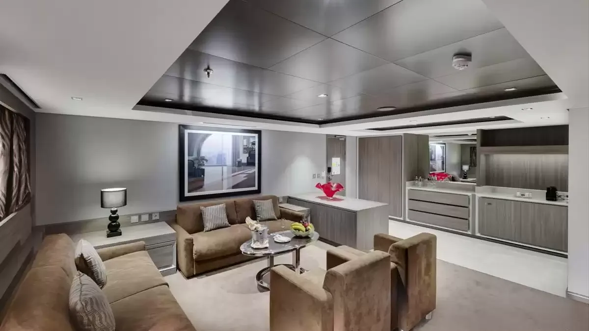Une cabine à bord du MSC Seaview
