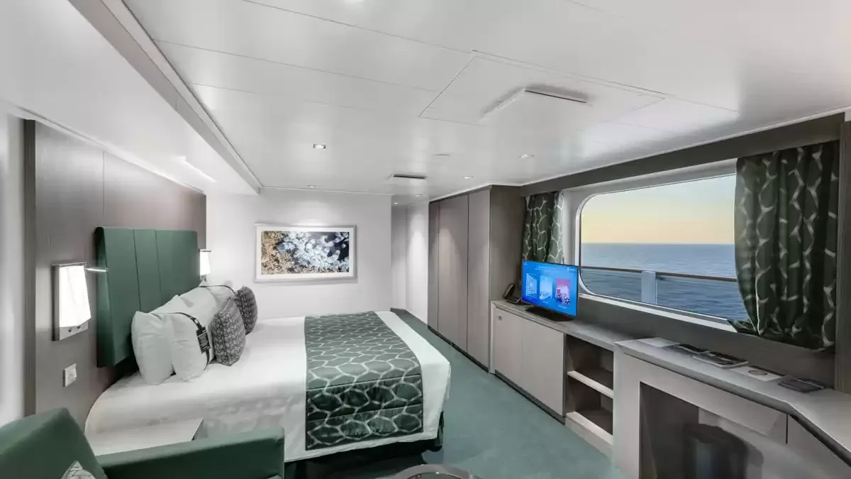 Une cabine à bord du MSC Seaview