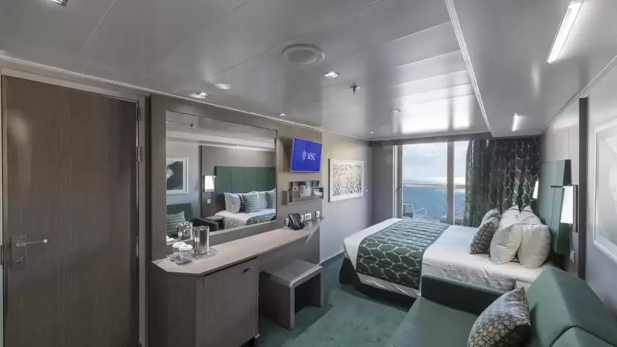 Une cabine à bord du MSC Seaview