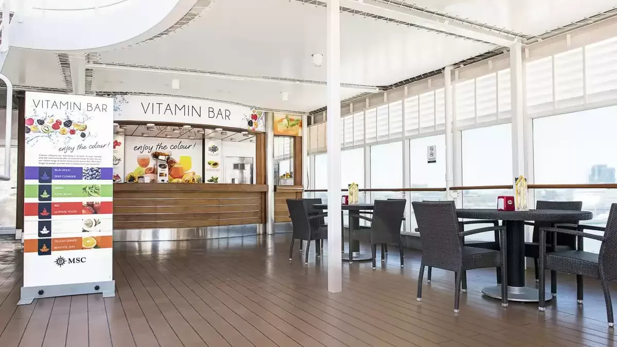 Espaces et activités à bord du MSC Sinfonia