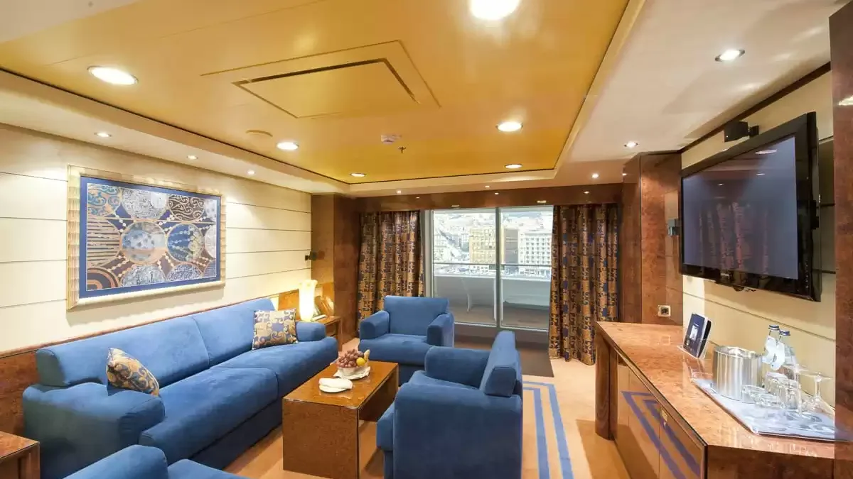 Une cabine à bord du MSC Splendida