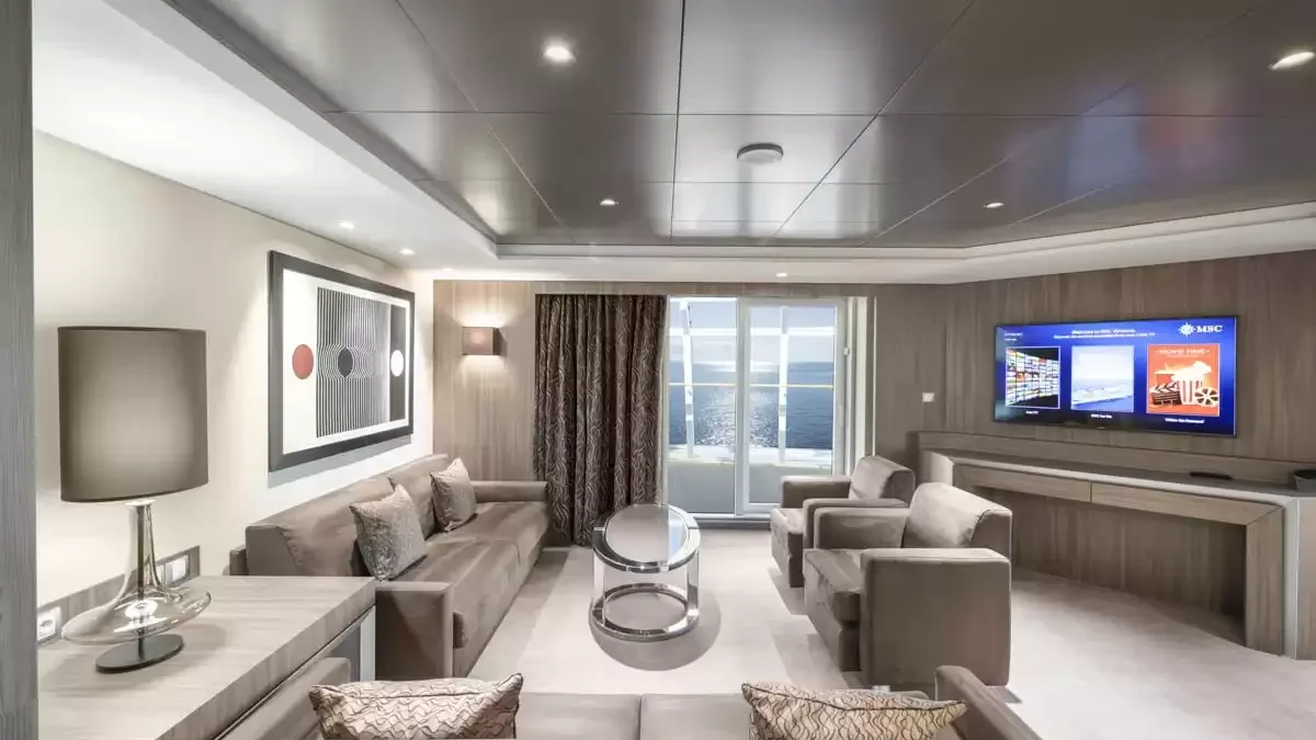 Une cabine à bord du MSC Virtuosa