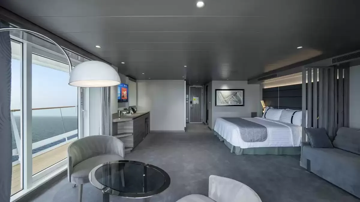 Une cabine à bord du MSC World America