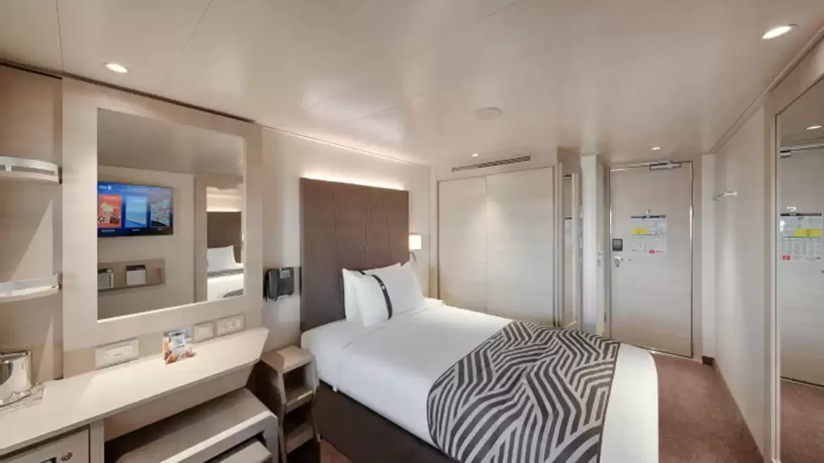 Une cabine à bord du MSC World Asia