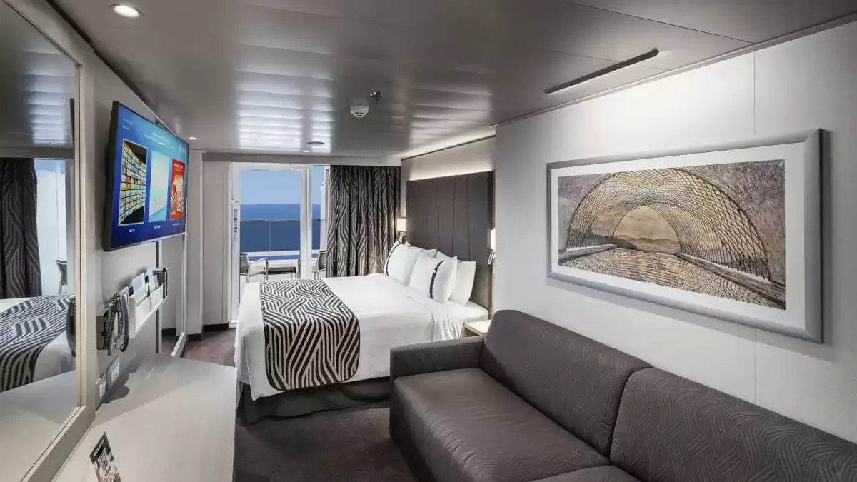 Une cabine à bord du MSC World Atlantic