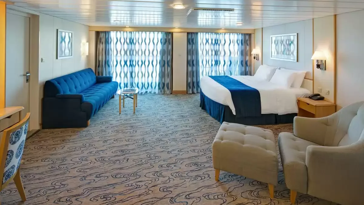 Une cabine à bord du Navigator of the Seas