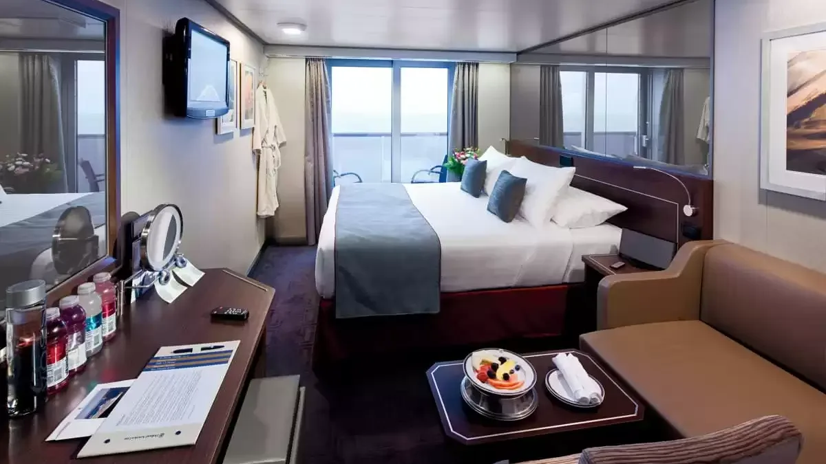 Une cabine à bord du Nieuw Amsterdam