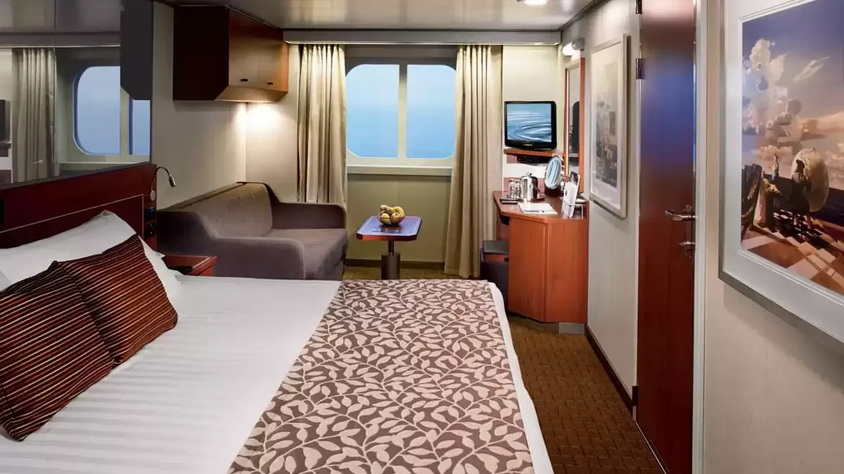 Une cabine à bord du Nieuw Amsterdam