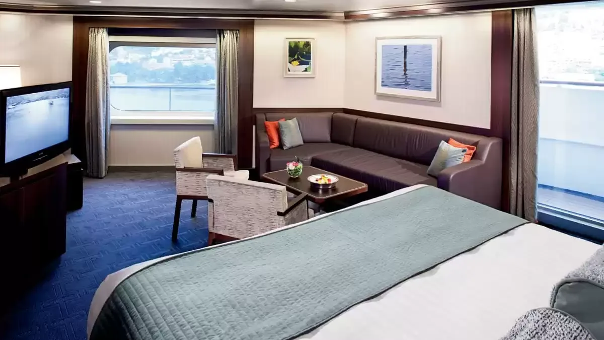 Une cabine à bord du Nieuw Amsterdam