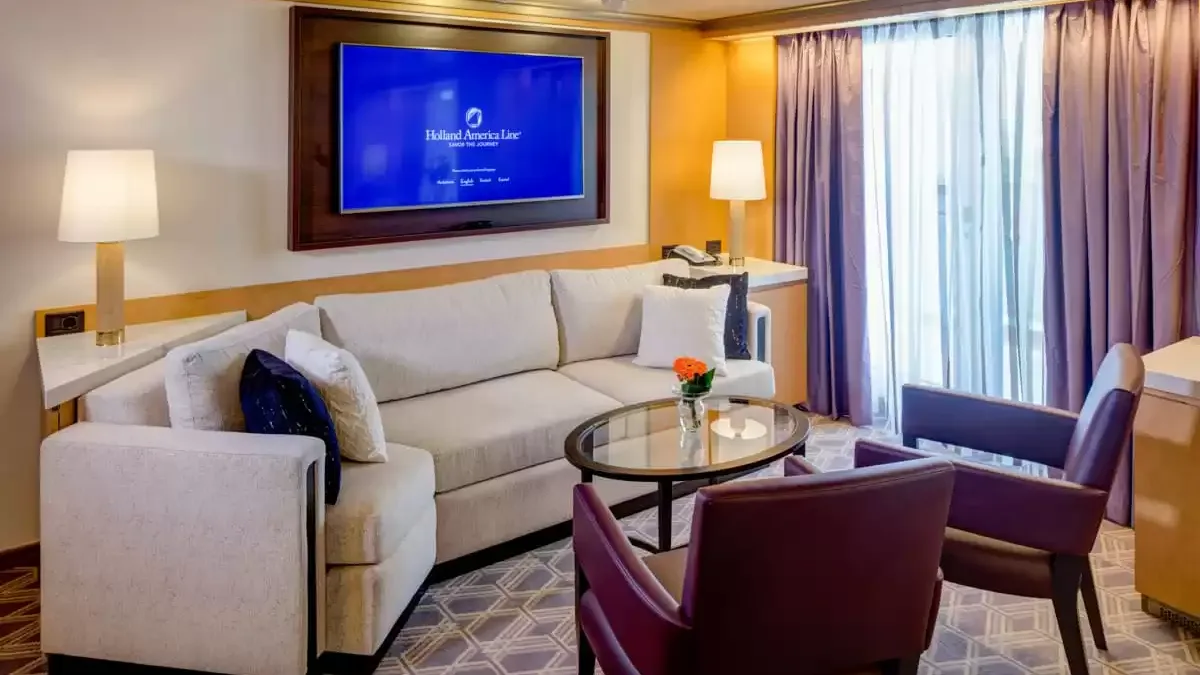 Une cabine à bord du Noordam