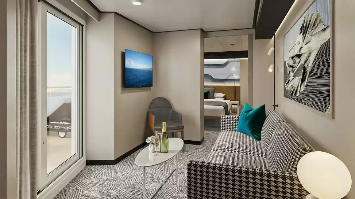 Une cabine à bord du Norwegian Aqua