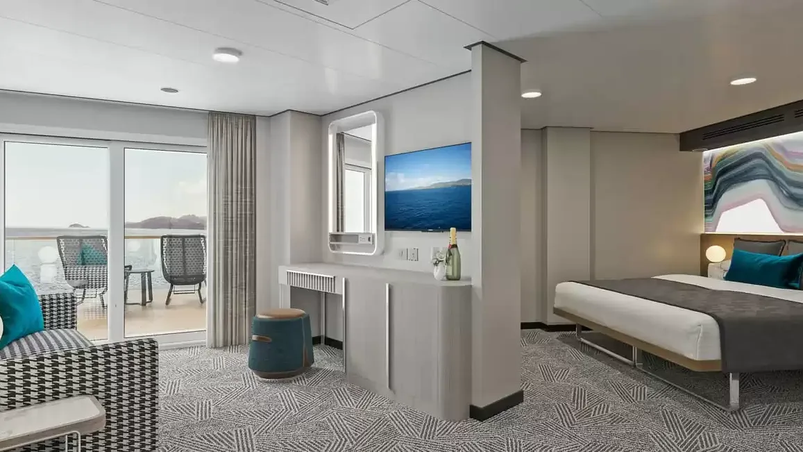 Une cabine à bord du Norwegian Aqua