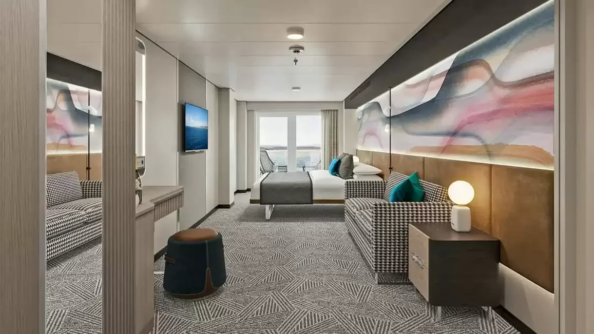 Une cabine à bord du Norwegian Aqua
