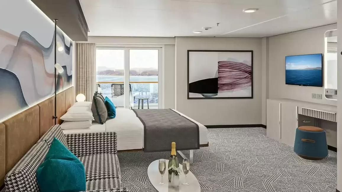 Une cabine à bord du Norwegian Aqua