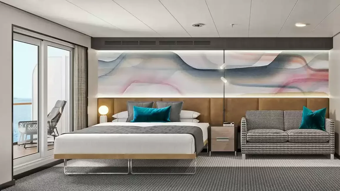 Une cabine à bord du Norwegian Aqua