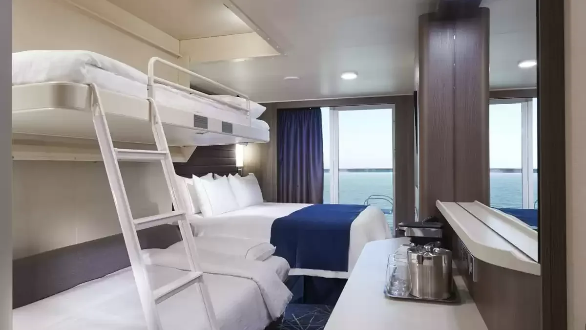 Une cabine à bord du Norwegian Bliss