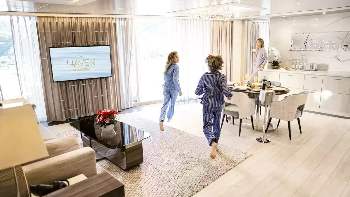Une cabine à bord du Norwegian Encore