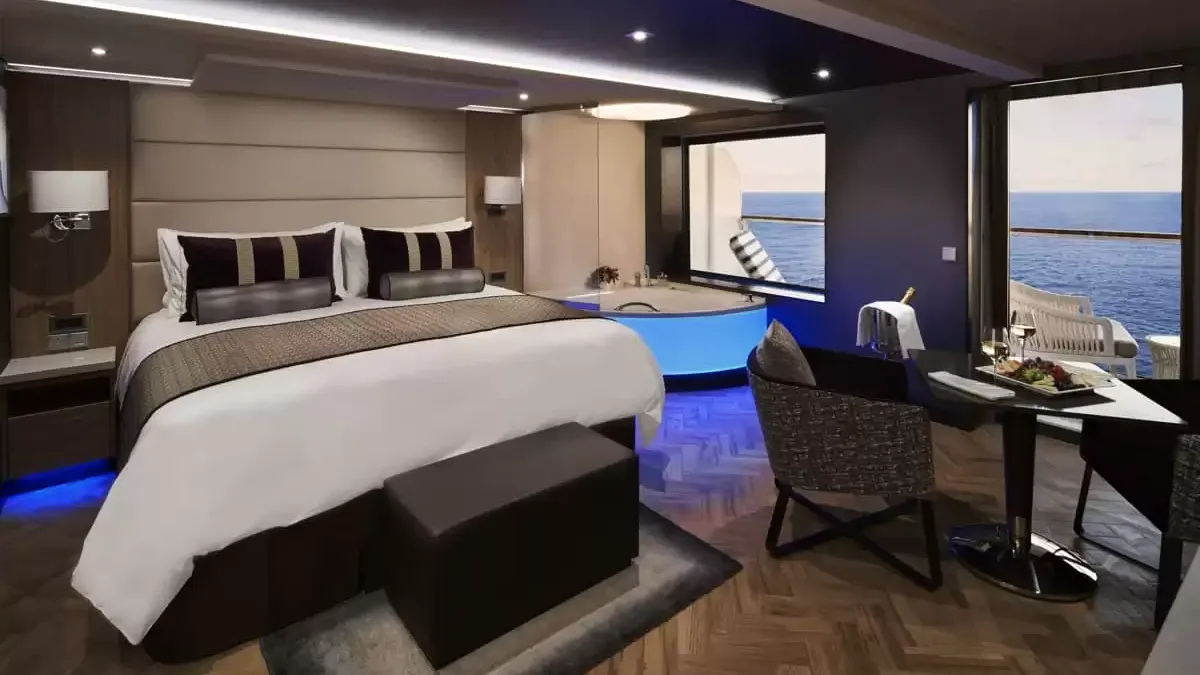 Une cabine à bord du Norwegian Encore
