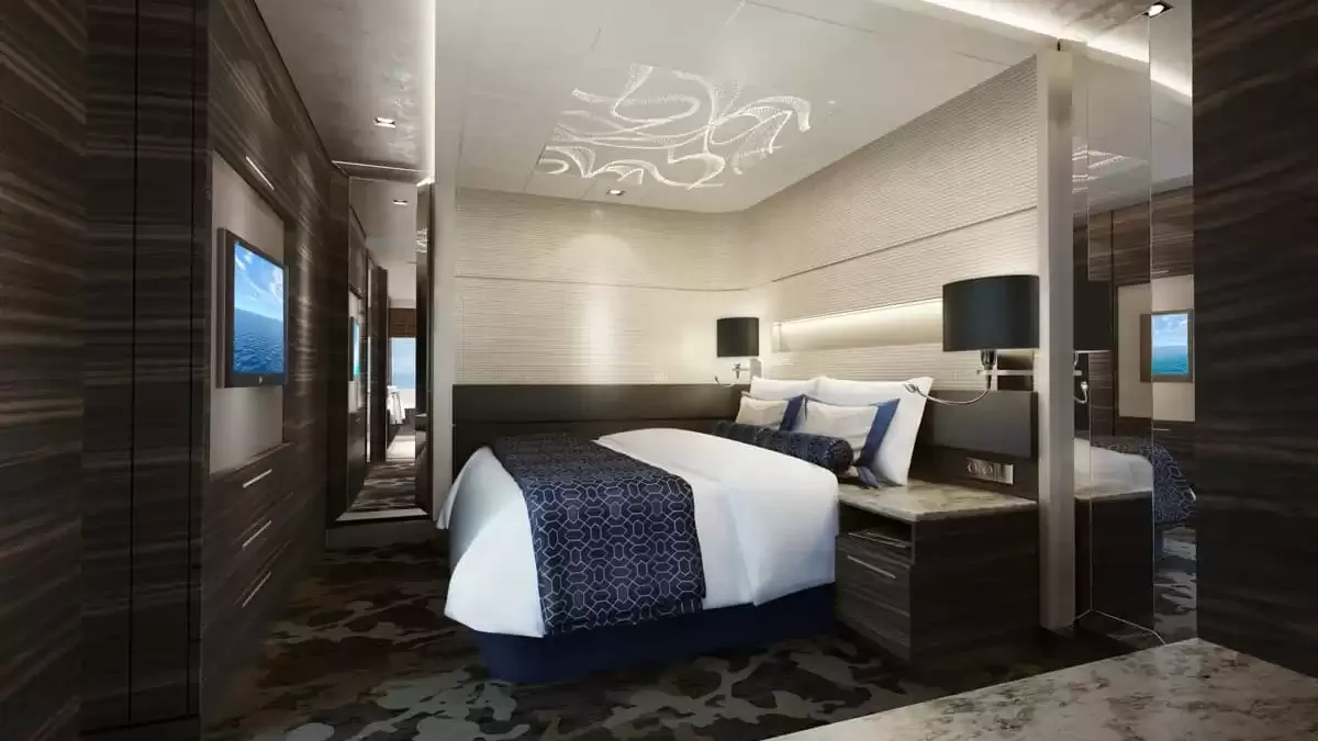 Une cabine à bord du Norwegian Encore
